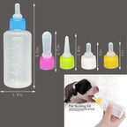 Two 60ml squeeze bottles and 10 silicone teats