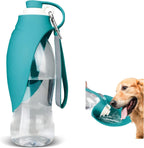 Tiovery portable dog water bottle front view for pet travel accessories.