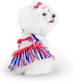 CuteBone authentic USA dog bikini dress fabric texture close up