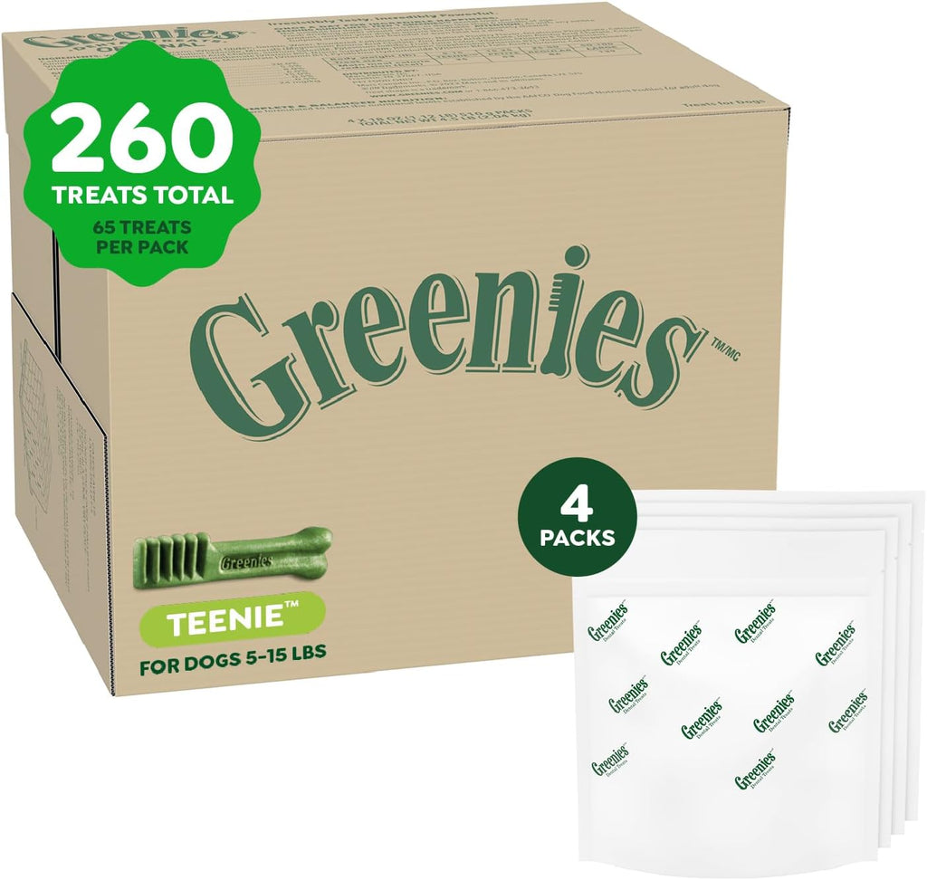 Greenies Veterinarian-Recommended Adult Natural Dental Dog Treats Teenie Size, Dog Dental Chews, Original Flavor, 3 oz. Pack, 11 Count - Image 15