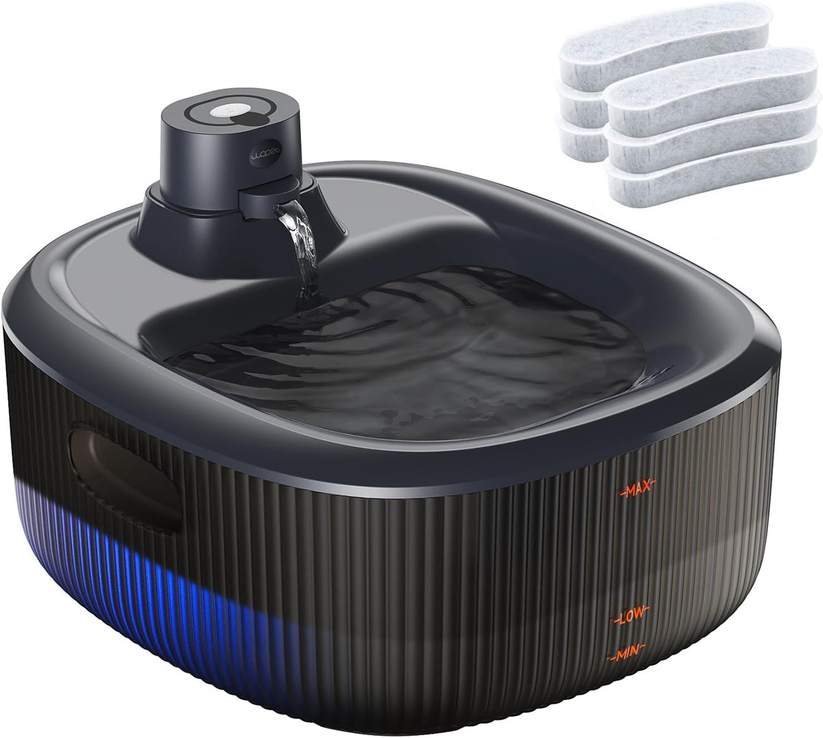 WOPET Dog Water Fountain for Large Dogs, 6L/205oz/1.7Gal Automatic Dog and Cat Water Fountain, Pet Water Dispenser with 2 Filters, Ultra-Quiet Pump, Great for Large Dogs Cats and Multi-Pet Home - Image 13