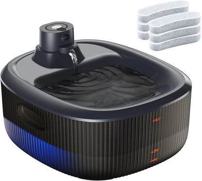 WOPET Dog Water Fountain for Large Dogs, 6L/205oz/1.7Gal Automatic Dog and Cat Water Fountain, Pet Water Dispenser with 2 Filters, Ultra-Quiet Pump, Great for Large Dogs Cats and Multi-Pet Home - Image 13