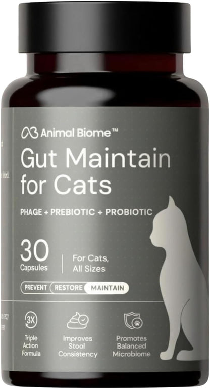 Animal Biome Probiotics for Dogs with S Boulardii, Gut Maintain (60 Capsules) - Triple-Action Large Dog Probiotics, Prebiotics & Phage Supplements for Gut Health, Firmer Stool & Diarrhea Support - Image 13