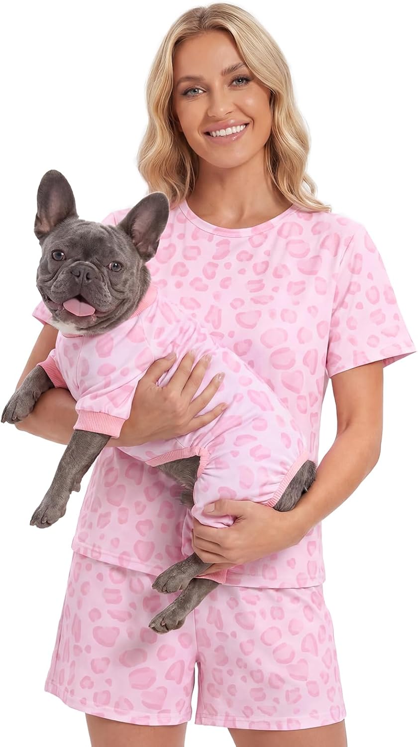XPUDAC summer night suit short sleeve tee with shorts strawberry pattern