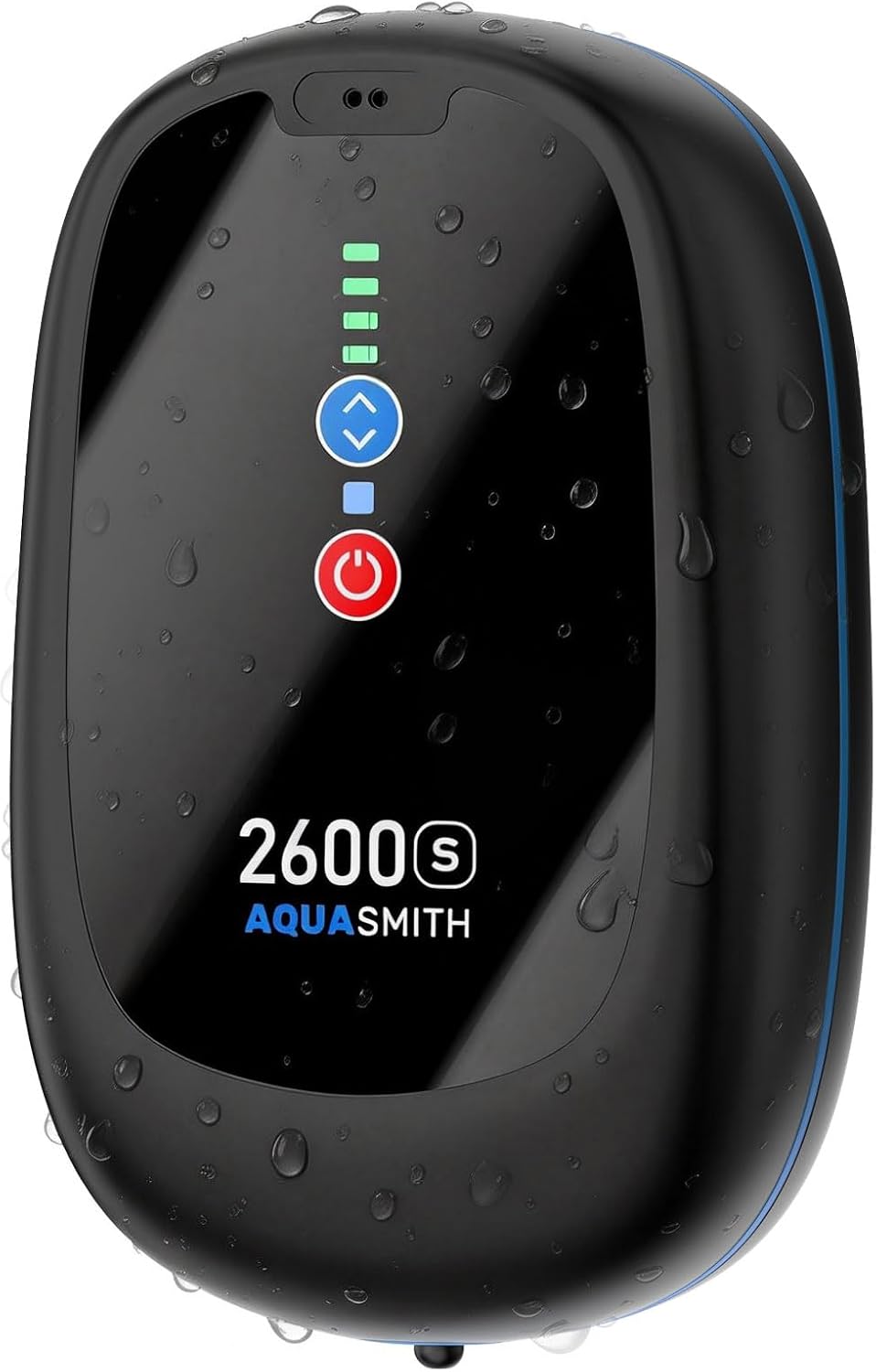 Aquasmith waterproof aerator in a fishing bucket