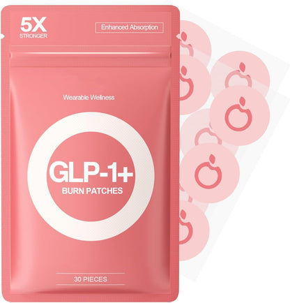 Yartmon GLP1 Patches front packaging showing 32 count and ingredients list.