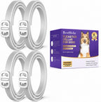 BestHoby flea and tick collar 4 pack front view