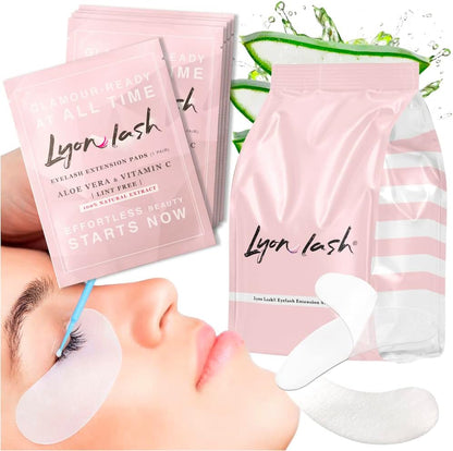 Lyon Lash Eyelash Extension Under Eye Gel Pads 100 Pairs packaging front view