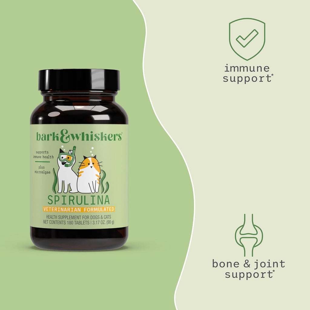 Side view of Dr. Mercola SpiruGreen bottle showing ingredient information