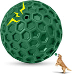 2 Pack Indestructible Squeaky Dog Balls for Aggressive Chewers, Interactive Dog Toys for Teething, Relieving Anxiety. Chew Toy for Large, Medium Breeds, Outdoor Rubber Balls. - Image 15