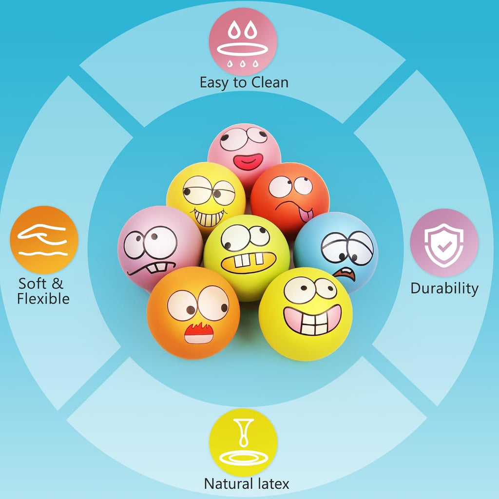 HDSX emoticon pet toys for interactive indoor fetch games