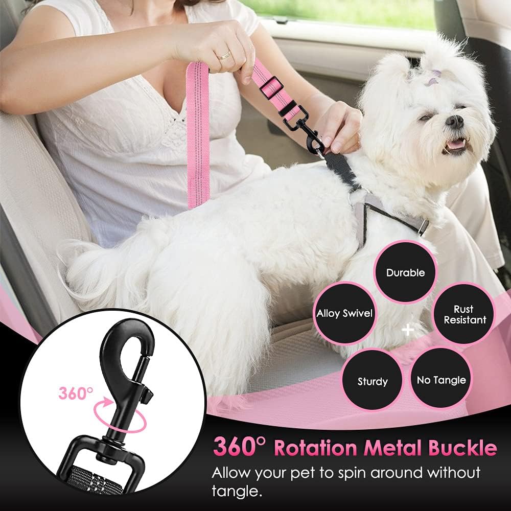 SlowTon pet car leash attached to harness