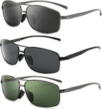 SUNGAIT Ultra Lightweight Rectangular Polarized Sunglasses Men UV400 Protection - Image 13