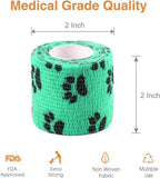 Person using Aupcon vet wrap for ankle sprain support