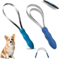 Llelemamo dual sided shedding blade grooming tool front view