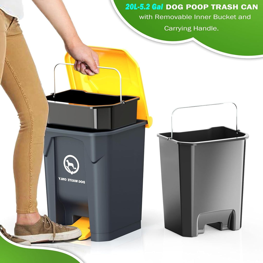 Rust proof stainless steel rake and shovel set for pet waste removal