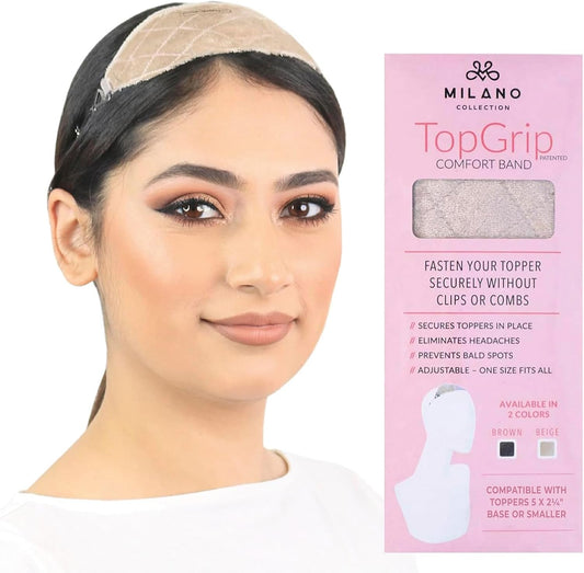 Milano Collection Glueless Top Grip band front view