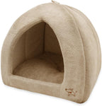 Best Pet Supplies Cat Bed for Indoor Cat, Domed Tent House with Removable Pillow, Covered Cat Cave for Small Dog, Puppies and All Breeds of Cats - Gray, 16 x 16 x H:16" - Image 12