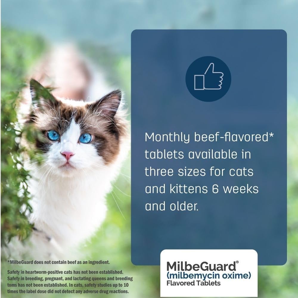 MilbeGuard Flavored Tablet for Dogs (26-50 lbs) and Cats (6.1-12 lbs) - 6 ct - Image 9