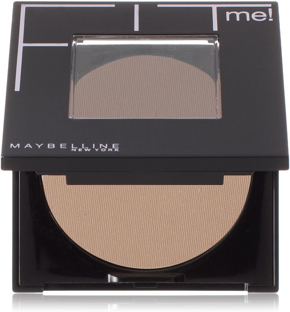 Maybelline Fit Me face powder packaging back showing ingredient details