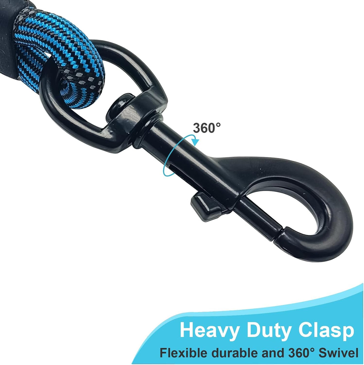 Btinesful reflective dog training leash soft handle