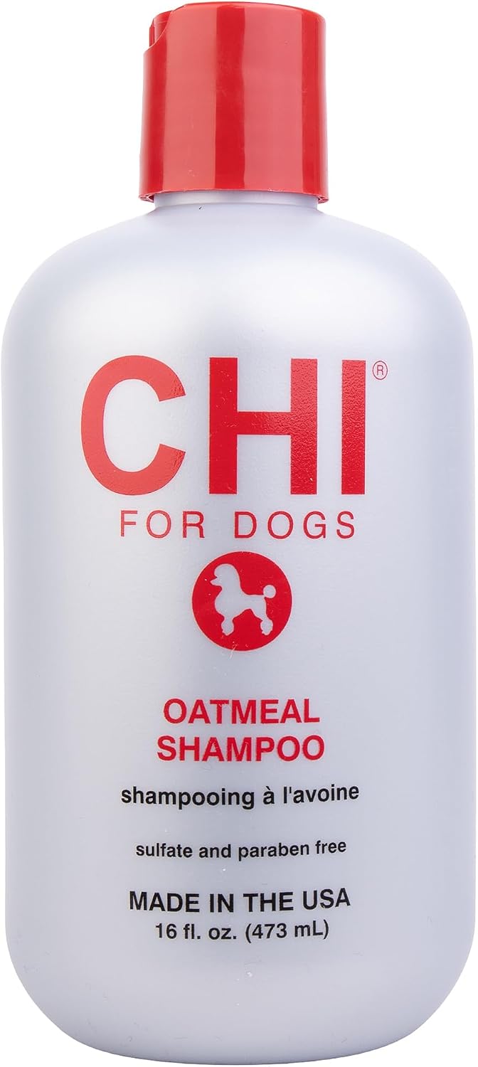 CHI for Dogs Oatmeal Dog Conditioner, pH Balanced Moisturizer for Dry Skin, Sulfate and Paraben Free, Ionic Technology Detangling for Smooth Coat, Dogs and Puppies 8 Weeks+, Made in the USA, 6 Fl Oz - Image 9