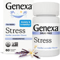 Genexa Stress Relief 60 Tablets front view bottle for natural anxiety support.