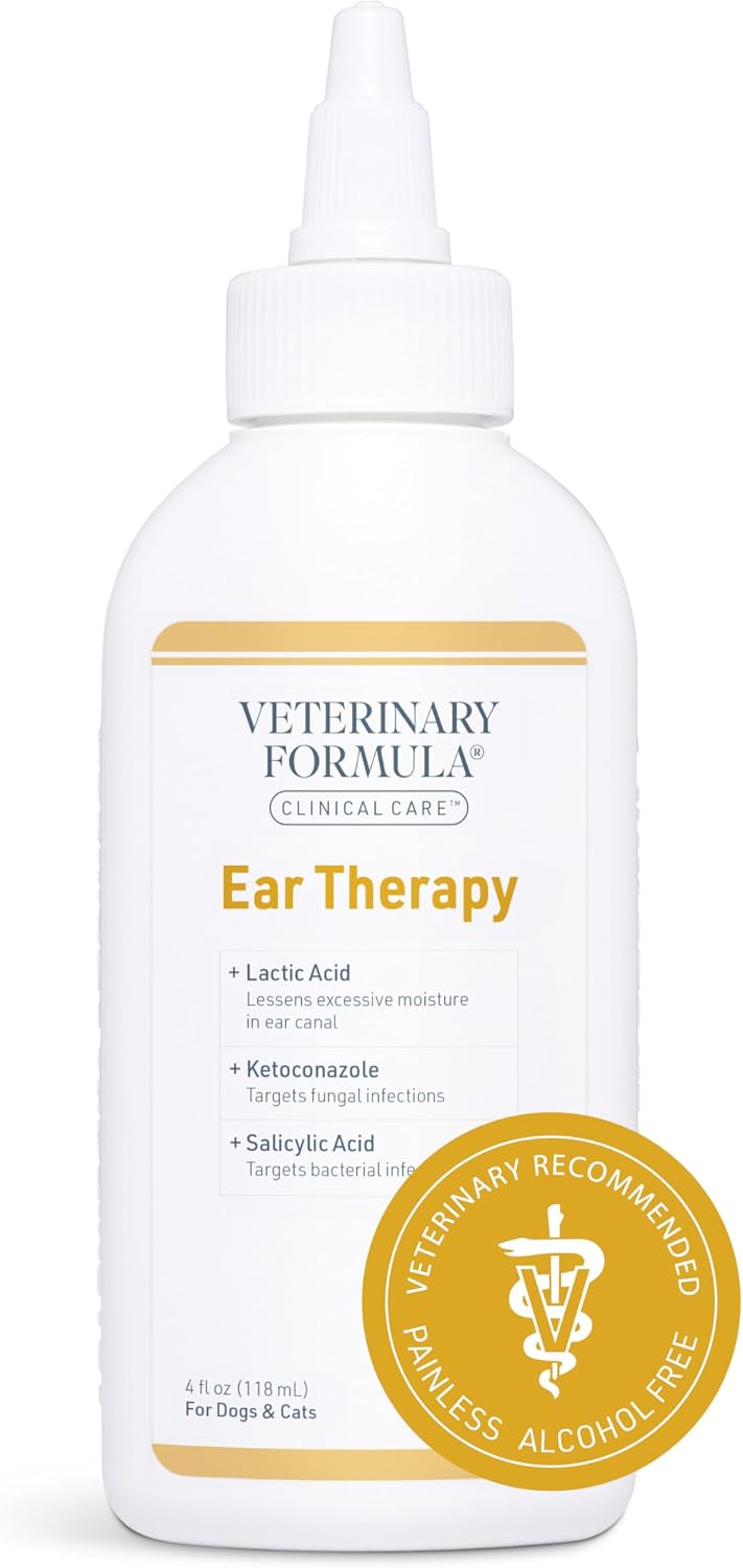 Veterinary Formula Clinical Care Ear Therapy Wipes, 100ct - Cat and Dog Ear Cleaner - Help Relieve Itchy Ears Quickly & Effectively Remove Dirt, Debris, and Foul Odor - Image 10