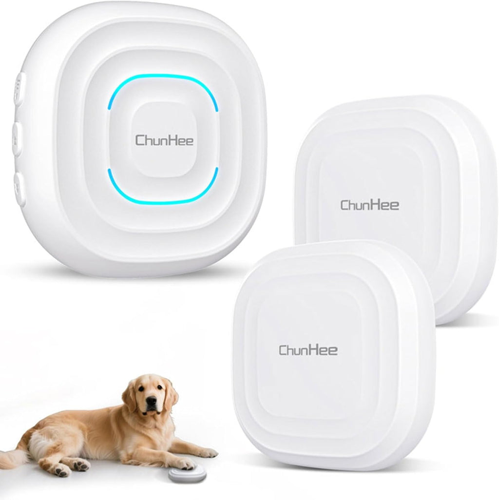 ChunHee Dog Door Bell for Potty Training - Smart Wireless Dog Bell to Go Outside - No Battery Needed, 11N Press Force, Perfect for Medium & Large Breeds - Wireless Pet Communicatio - Image 11