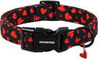 DOGWONG Cute Bowtie Printed Collar for Small Medium Large Dogs - Pink Dog Collar for Girl Female Dogs,S - Image 10