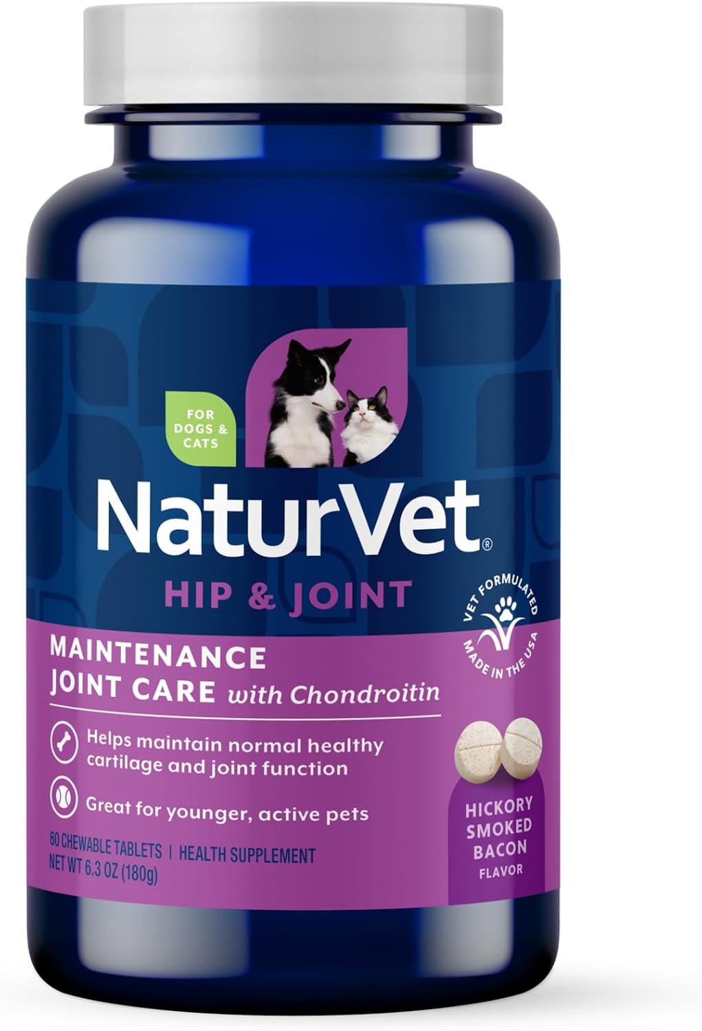 NaturVet - Glucosamine DS Plus - Level 2 Moderate Care - Supports Healthy Hip & Joint Function - Enhanced with Glucosamine, MSM & Chondroitin - for Dogs & Cats-120 Soft Chews - Image 15