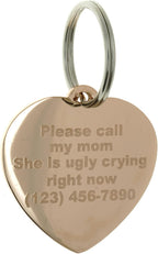 Yippo Accessories personalized engraved cat and dog jewelry tag inside gift box