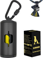 Metal Dog Poop Bag Holder 2-Pack w/Leash Clip|Durable Scratch-Resistant Aluminum|30 Bags+6 AccessoriesBlack - Image 15