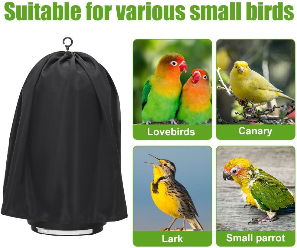 Dongker breathable parrot cage cover installed setup
