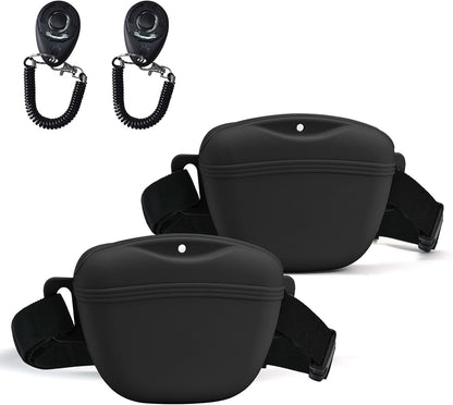AUDWUD Magnetic Silicone Dog Treat Pouch with Adjustable Waist Belt Dog Training Bag for Small Medium Large Dogs Hands Free, Easy to Clean And Dishwasher Safe - Image 15