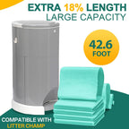 Multi layer odor locking technology explanation on continuous roll pet waste bags.
