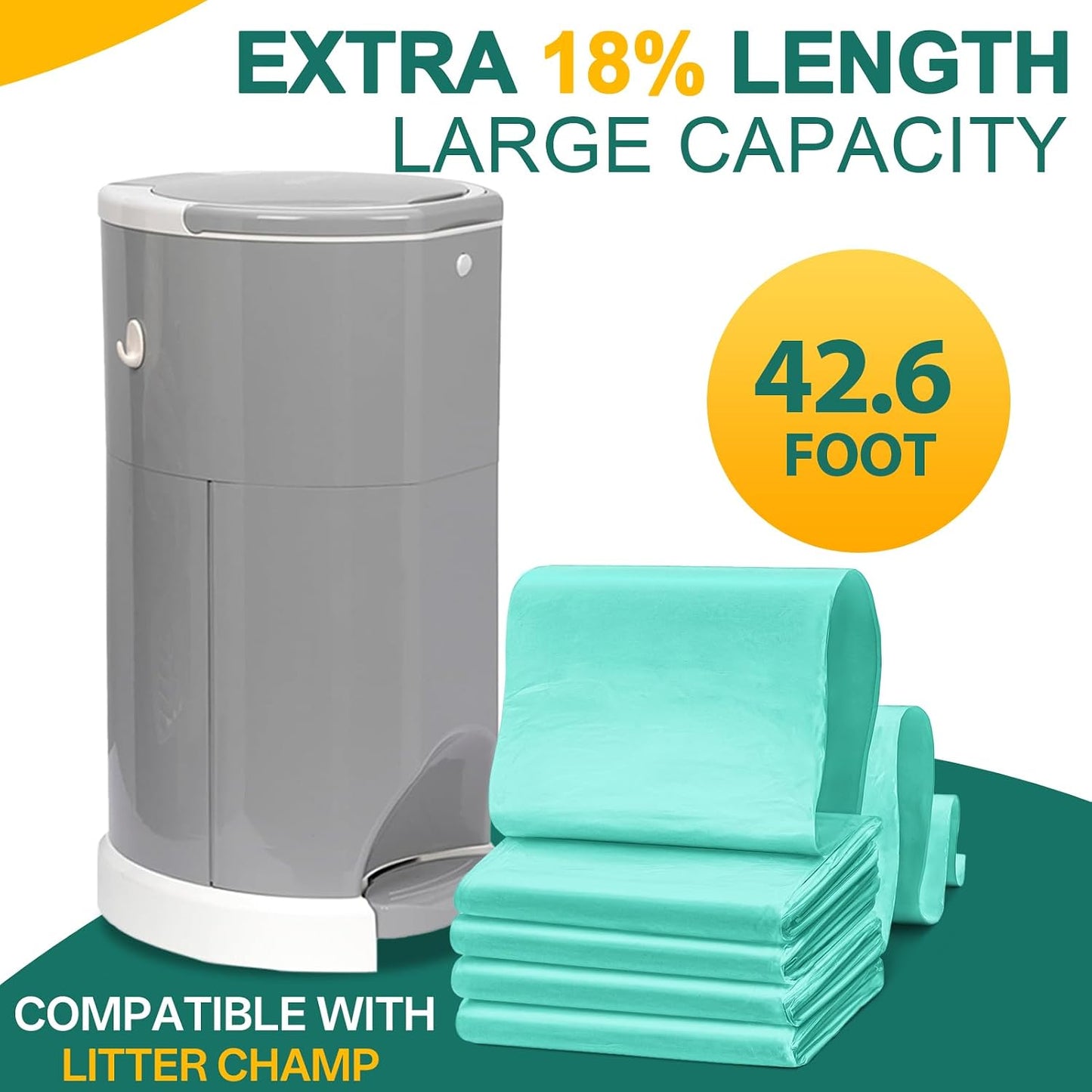 Multi layer odor locking technology explanation on continuous roll pet waste bags.