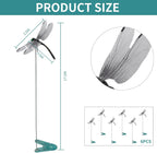 Pack of six imported sntxmy realistic dragonfly clips for natural outdoor bug protection