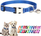 Side profile of YOUALSO ultra small reflective pet collar bundle