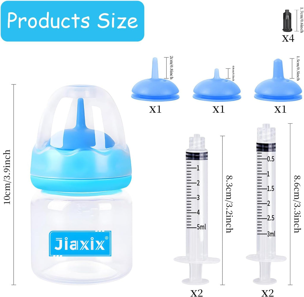 Close-up view of the tear-resistant silicone nipples with ventilation valves for puppy nursing.