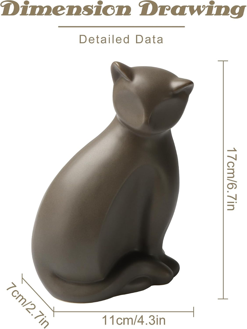 DiDiBirDi pet cremation urn bottom view showing secure rubber stopper design