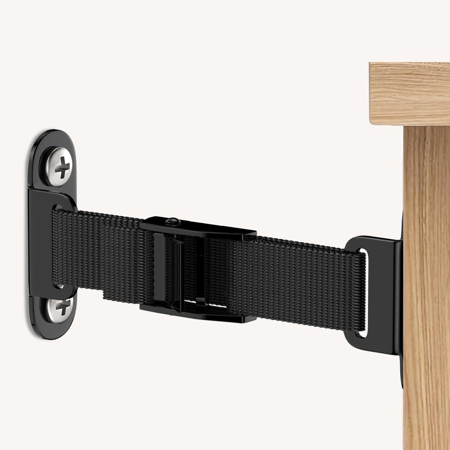 OKE anti tip furniture anchors heavy duty child safety wall straps front view