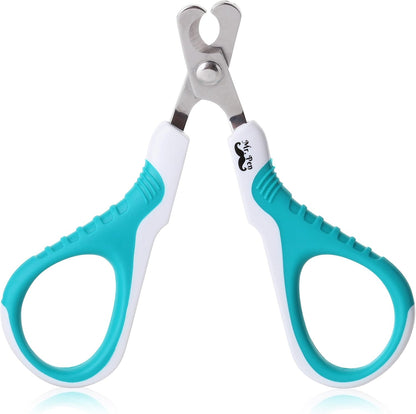 Mr. Pen cat nail clipper front view showing stainless steel blades