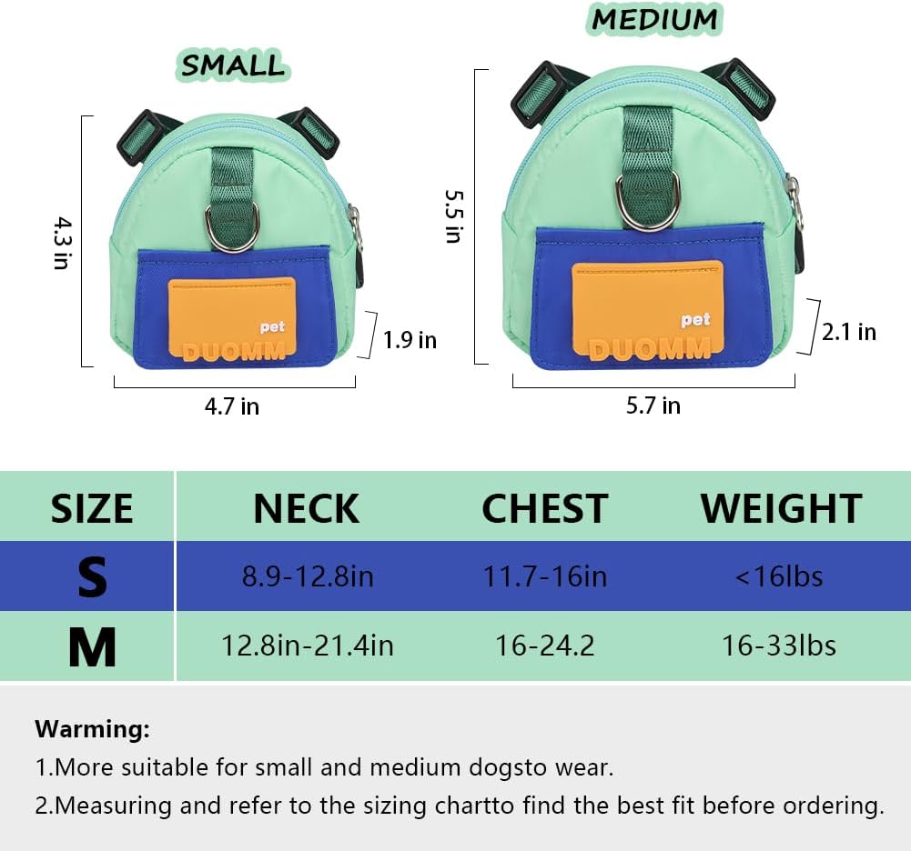 DoggieKit no-pull pet harness back view with metal D-ring