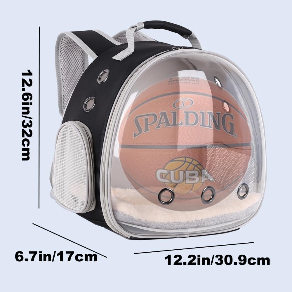 Portable Small Animal Backpack Travel Breathable Pet Carrier Bag Cages for Guinea Pig, Rabbit, Bearded Dragon, Squirrel, Tortoise, Bird, Lizard, Sugar Glider - Image 3