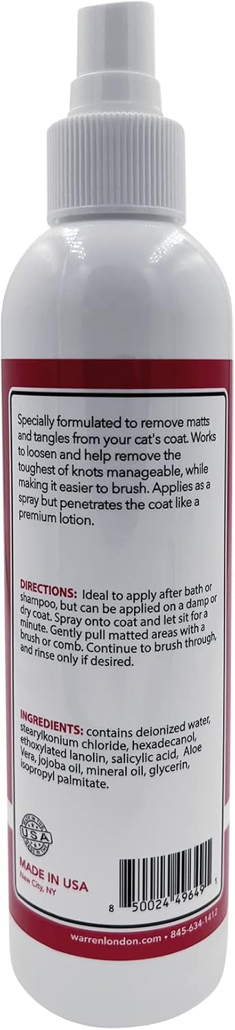 Warren London leave in conditioner spray for cat matted hair