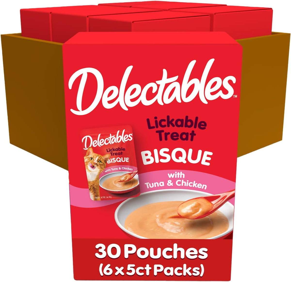 Delectables Lickable Treat Stew Non-Seafood Wet Cat Treat with Real Chicken, Food Topper, Hydrating, Grain-Free, No Fillers, No By-Products, No Added Preservatives, 1.4oz Pouch, 12ct - Image 14