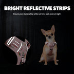 Breathable mesh lined dog harness with quick release buckles size medium