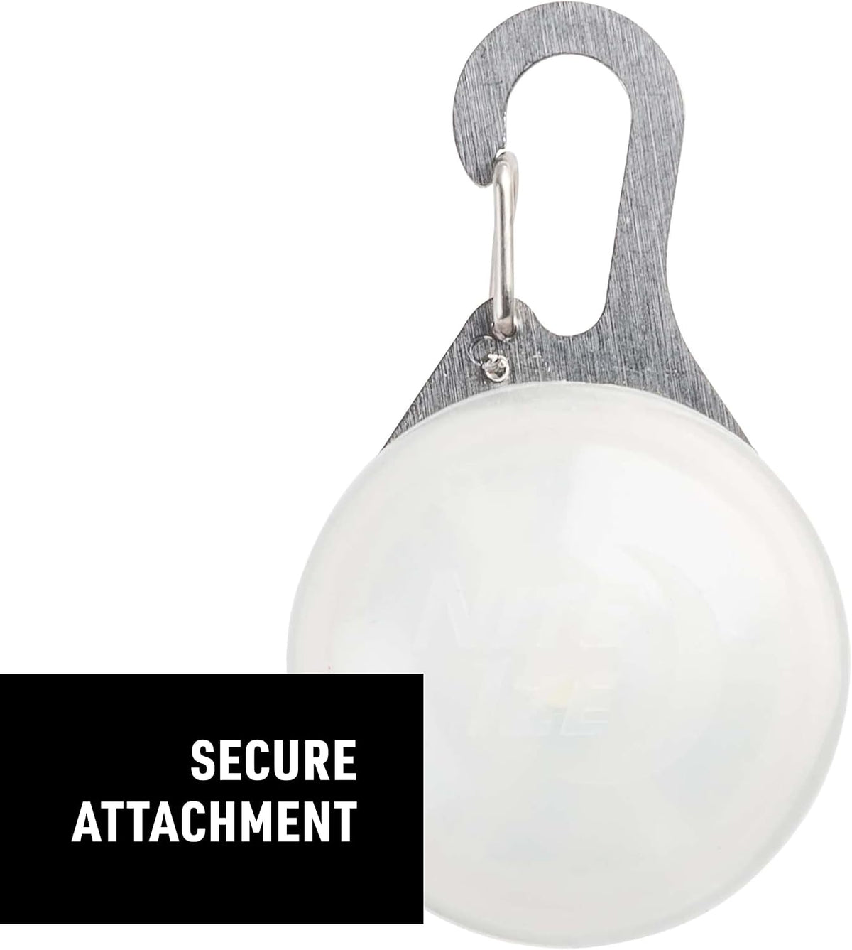 Nite Ize SpotLit Rechargeable Collar Light - Disc-O Tech - Clip-On Pet Accessory for Nighttime Visibility - Color-Changing LED - Stainless Steel Carabiner Clip - Weather-Resistant - Image 9