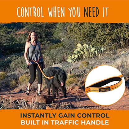Person running with dog using Mighty Paw waist leash